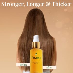 Asna Amla Berry Hair Oil, 100% COLD-PRESSED, Organic, STIMULATES NATURAL GROWTH, Nourishes & Moisturizes Hair/Scalp, AYURVEDIC Blend of VITAMIN C, Antioxidants, Essential Fatty Acids, 30ml (1 oz)