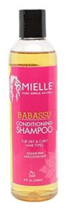 mielle babassu conditioning shampoo for dry & curly hair types (pack of 4)