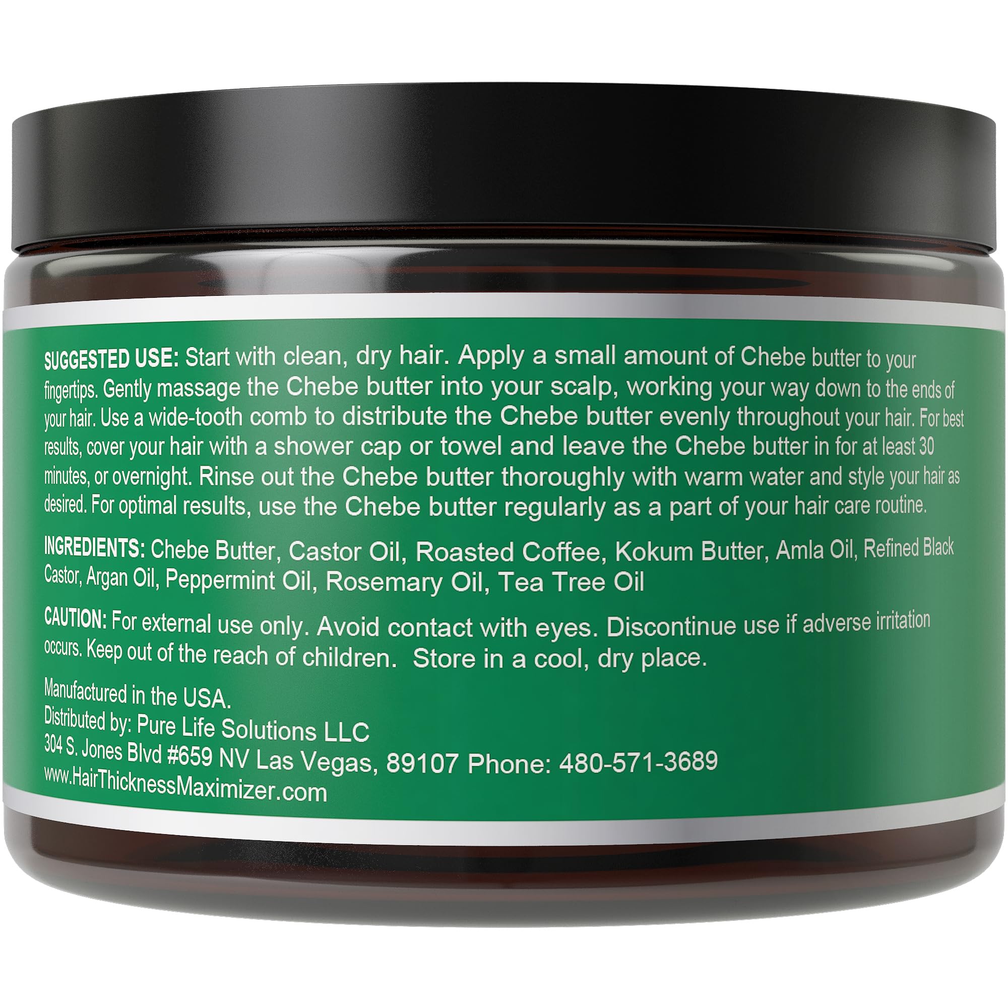 Chebe Butter For Hair Growth With Rosemary Oil. 2oz Vegan Chebe Hair Butter Grease For Hair Men, Women. Hair Thickening, Moisturizing, Strengthening. Hair Growth Scalp Treatment For Dry, Brittle Hair