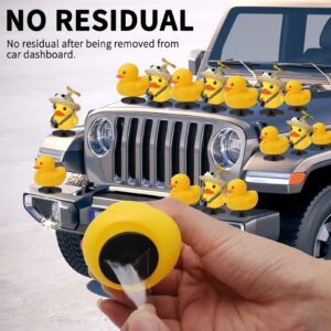 YIBEICO 40pcs Duck Plug, Rubber Duck Mount, Flock Locker Rubber Duck Holder Dashboard for Jeep Dash & Fixed Display, Gift for Jeep Lover, (Rubber Duck Excluded) Double-Sided Stickers Included (40pcs)…