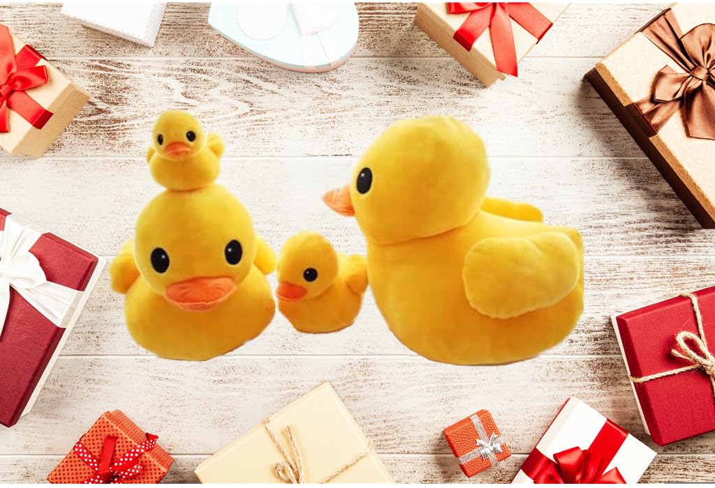 Bansusu 50CM Plush Yellow Duck Soft Stuffed Animal Toy Sofa Decoration for Kids Birthday