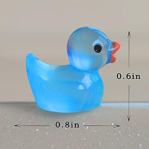 120 Pcs Mini Ducks Bulk,Tiny Ducks,Mini Resin Ducks Miniature Duck Figures Ornament Little Ducks for Craft,Dollhouse,Home Decorations Birthday Party Gift