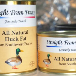 Straight from France All Natural Duck Fat for Cooking from Southwest France Keto and Paleo Diet Friendly 695g 24.5oz