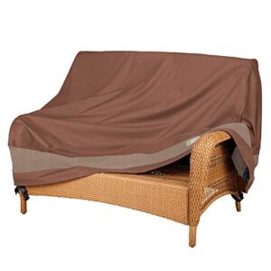 Duck Covers ULV623835 Ultimate 62 in. W Patio Loveseat Cover, x 38" D x 35" H, Mocha Cappuccino, Patio Furniture Covers