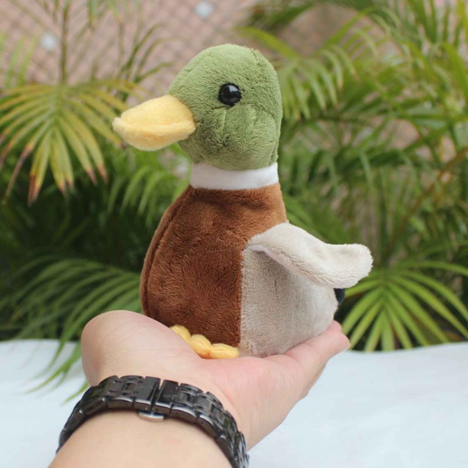 Whrigud Cute Mallard Duck Plush Stuffed Animal Pillow Toys Lifelike Green Duck Stuffed Animal Plush Plushie Toy Soft Plush Doll for Birthday Kids Gifts Home Decor 5.5''