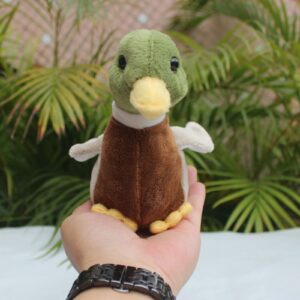 Whrigud Cute Mallard Duck Plush Stuffed Animal Pillow Toys Lifelike Green Duck Stuffed Animal Plush Plushie Toy Soft Plush Doll for Birthday Kids Gifts Home Decor 5.5''