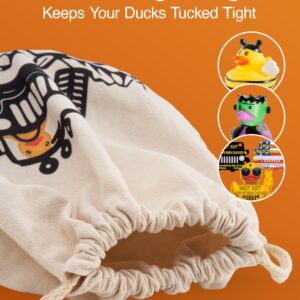 Jeep Ducks for Ducking Drawstring Duck Bag - 14" x 11" - Rubber Ducks for Jeep Ducking Bag Holds up to 50 Jeep Ducks for Ducking and Jeep Duck Tags - Gift for Jeep Owner/Lover - Ducks for Jeeps