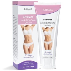 hair removal cream for women, intimate skin friendly depilatory cream for unwanted hair in underarms, private parts, pubic & bikini area, painless flawless depilatory cream, sensitive formula