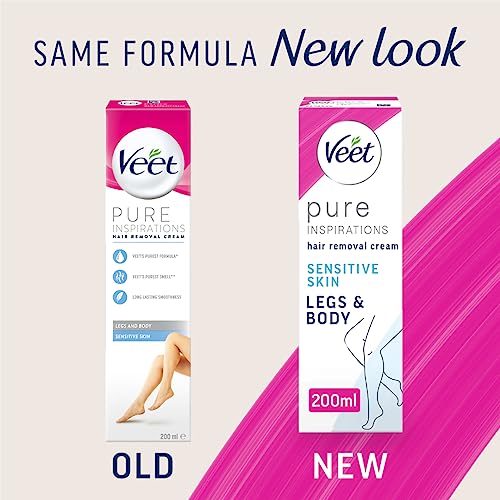 Veet Hair Removal Cream Sensitive Skin with Aloe Vera & Vitamin E (200ml)