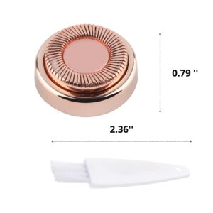 4PCS Facial Hair Remover Replacement Heads for Finishing Touch Flawless Facial Hair Removal Tool for Women, As Seen On TV 18K Gold-Plated Rose Gold, First Generation