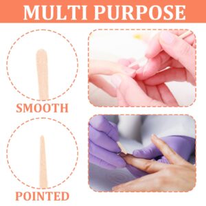 750Pcs Wooden Wax Sticks Eyebrow Lip Nose Waxing Sticks Small Wax Applicator Sticks Spatulas Applicator for Hair Removal and Smooth Skin Spa and Home Usage (750PCS)