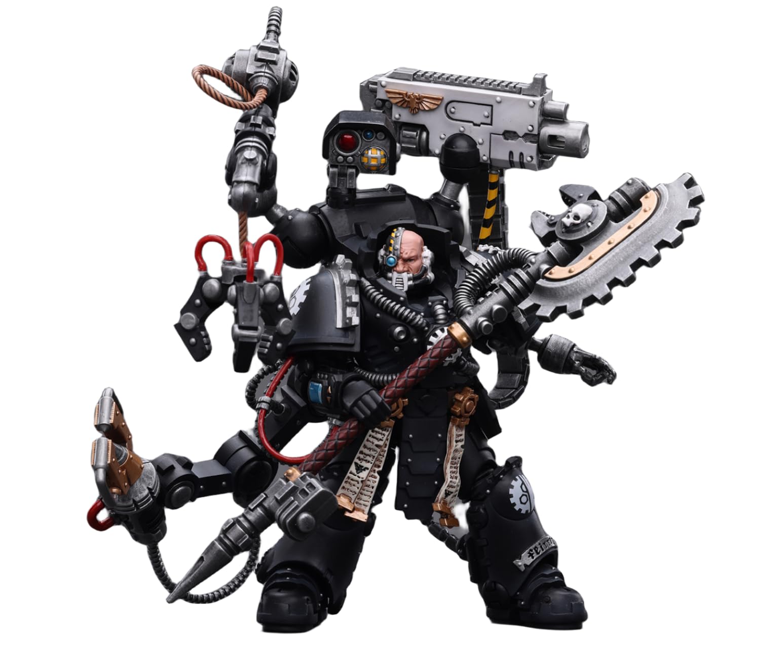 HiPlay JoyToy Warhammer 40K Collectible Figure: Iron Hands lron Father Feirros 1:18 Scale Action Figures JT7530 (Feirros)