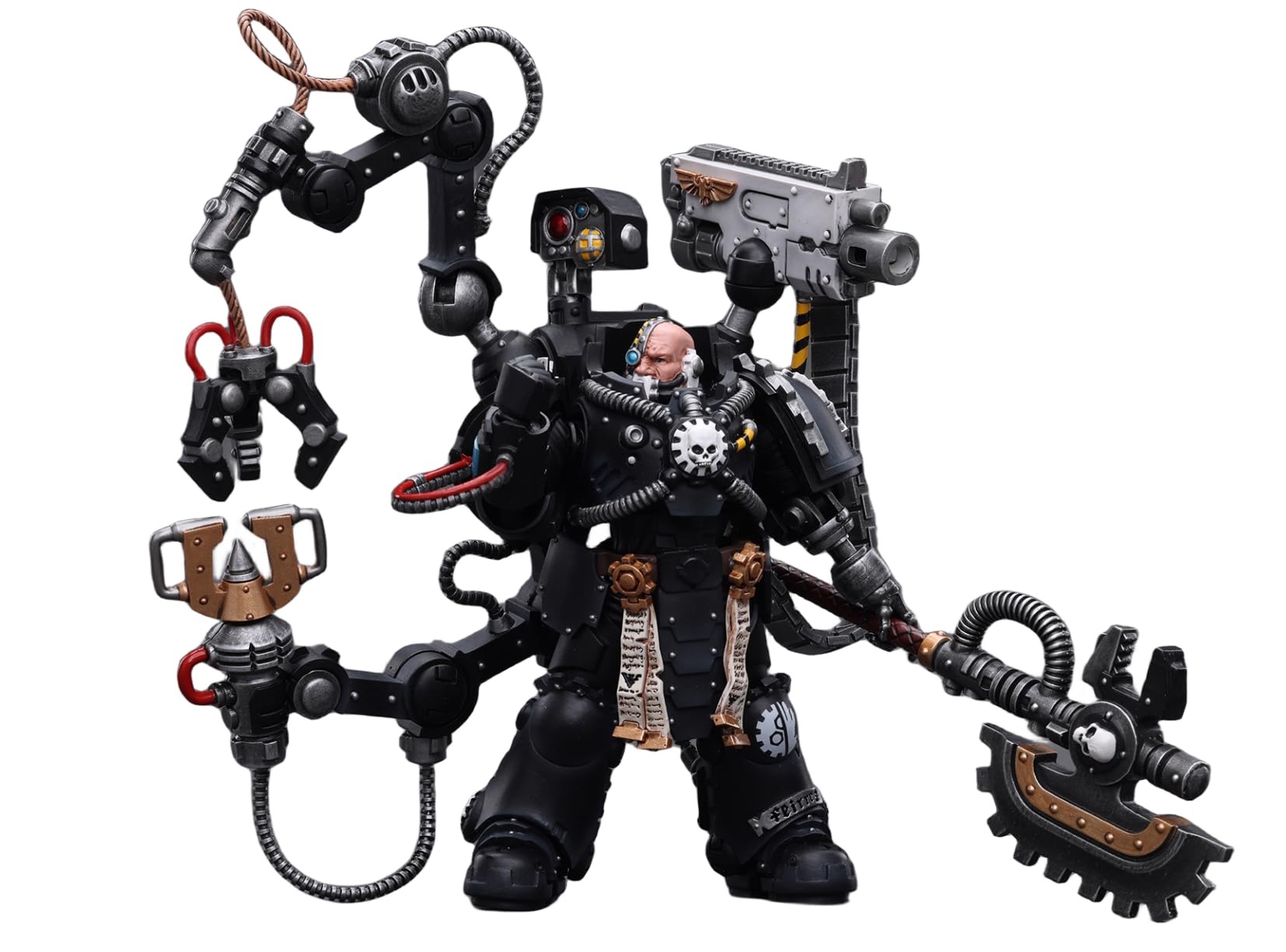 HiPlay JoyToy Warhammer 40K Collectible Figure: Iron Hands lron Father Feirros 1:18 Scale Action Figures JT7530 (Feirros)