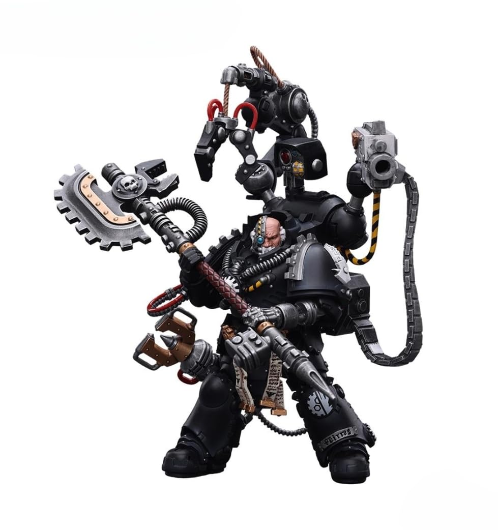 HiPlay JoyToy Warhammer 40K Collectible Figure: Iron Hands lron Father Feirros 1:18 Scale Action Figures JT7530 (Feirros)