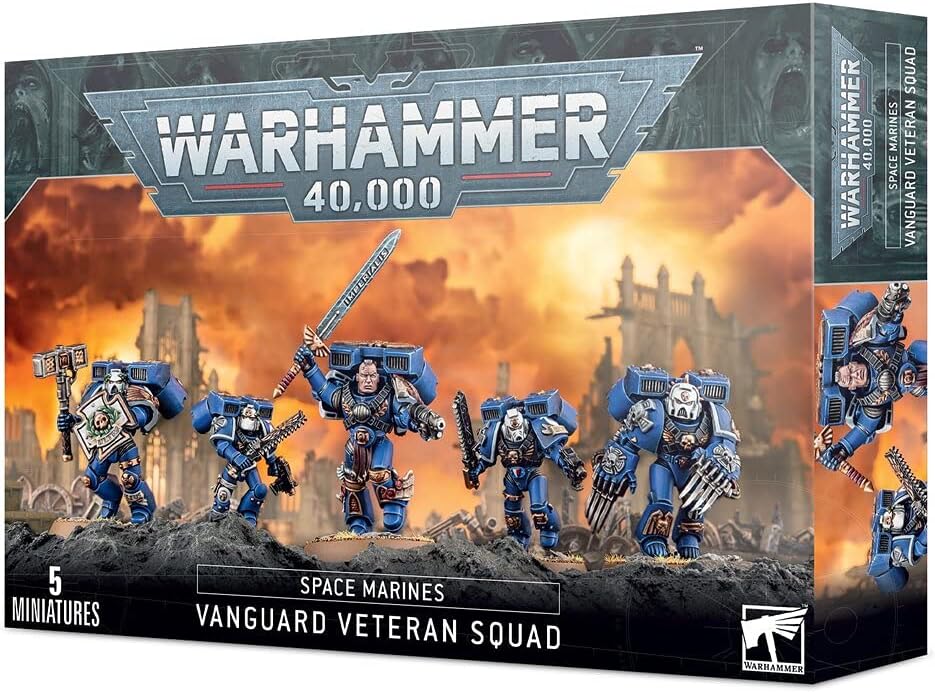 Games Workshop 99120101134" Space Marine Vanguard Veteran Squad, Black for 12 years to 99 years