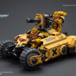 HiPlay JoyToy Warhammer 40K Imperial Fists Primaris Invader ATV 1:18 Scale Collectible Action Figure