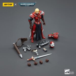 JOYTOY New 1/18 Warhammer 40,000 Action Figure Adepta Sororitas Battle Sisters Order of The Bloody Rose Sister Superior Kamina Collection Model