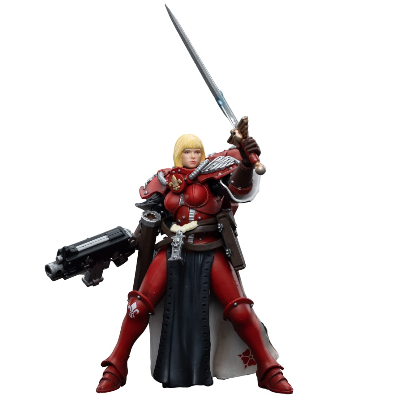 JOYTOY New 1/18 Warhammer 40,000 Action Figure Adepta Sororitas Battle Sisters Order of The Bloody Rose Sister Superior Kamina Collection Model