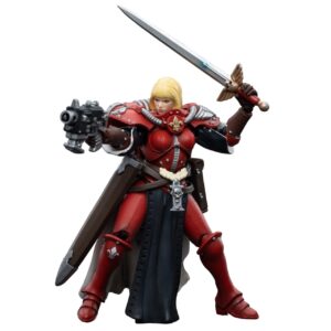 JOYTOY New 1/18 Warhammer 40,000 Action Figure Adepta Sororitas Battle Sisters Order of The Bloody Rose Sister Superior Kamina Collection Model