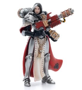 hiplay joytoy warhammer 40k: adepta sororitas argent sister vitas 1:18 scale figure