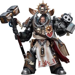 JOYTOY Warhammer 40,000 1/18 Action Figure Grey Knights Grand Master Voldus Collection Model(5.03inch)