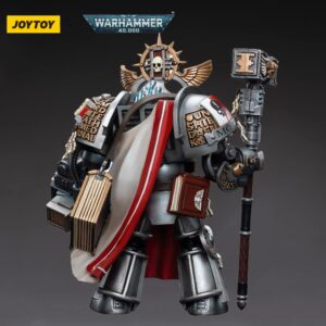 JOYTOY Warhammer 40,000 1/18 Action Figure Grey Knights Grand Master Voldus Collection Model(5.03inch)