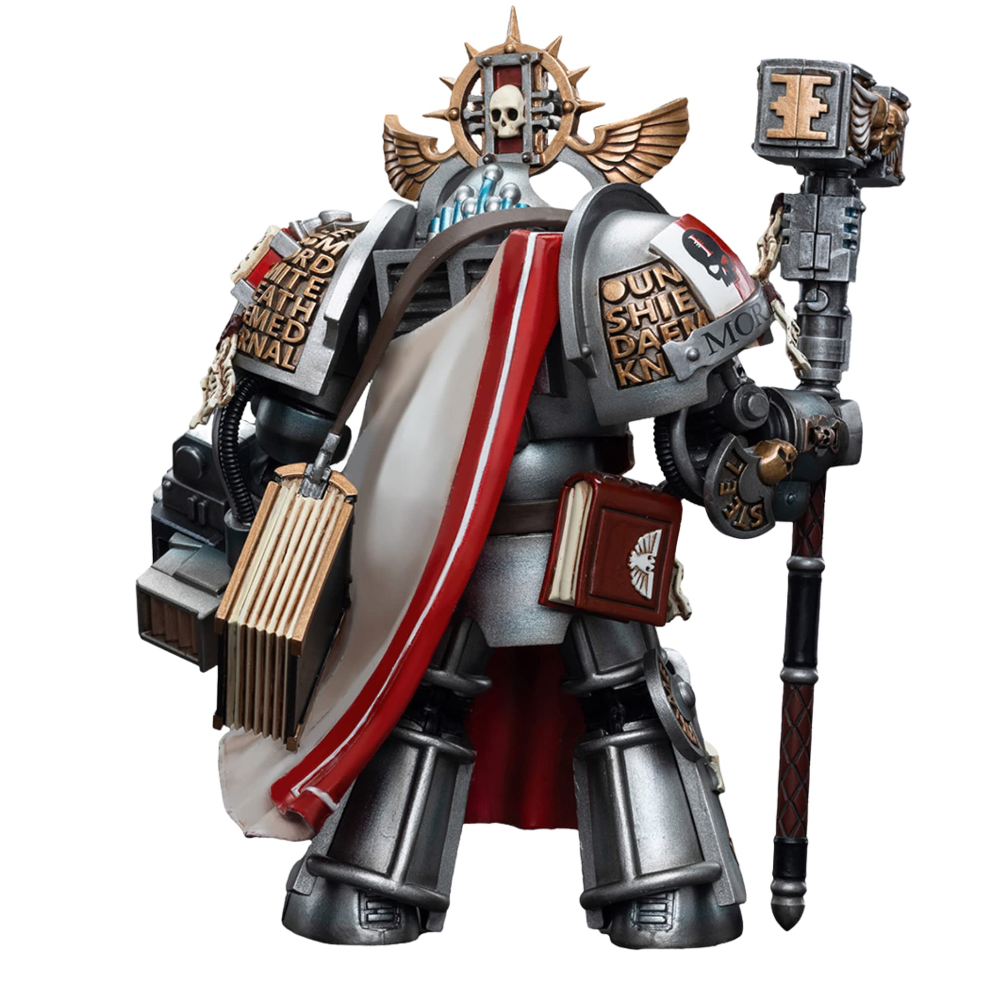 JOYTOY Warhammer 40,000 1/18 Action Figure Grey Knights Grand Master Voldus Collection Model(5.03inch)