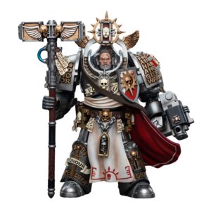 JOYTOY Warhammer 40,000 1/18 Action Figure Grey Knights Grand Master Voldus Collection Model(5.03inch)