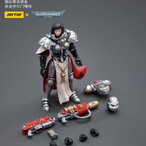 JoyToy Warhammer 40K: Adepta Sororitas Argent Sister Irmengard 1:18 Scale Figure