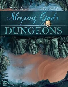 sleeping gods: dungeons by red raven games, strategy board game