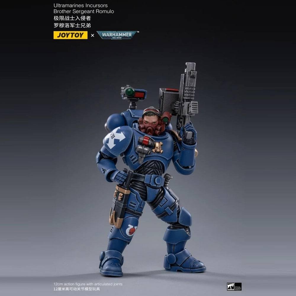 HUAXI DARK SOURCE(HAINAN)TECH JOYTOY Warhammer 40K ULTRAMARINES INCURSORS 1/18 FIG, Multicolor