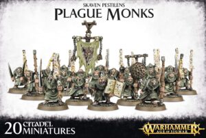 games workshop warhammer 40k age of sigmar skaven pestilens plague monks