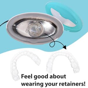 ETONVILLE Ultrasonic Retainer Cleaner Machine | Perfect for Dentures, Mouth Guards and Jewelry | Easy to Fill & Dump with Removable Tank