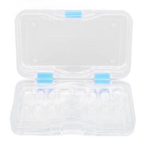 Membrane Tooth Box, Transparent Membrane Film Tooth Box, Safe Denture Storage Case with Secure Clasp, Reusable Dental Film Veneer Box for Dental Clinics