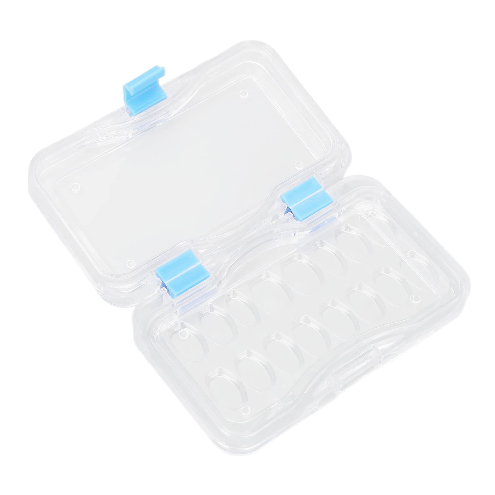 Membrane Tooth Box, Transparent Membrane Film Tooth Box, Safe Denture Storage Case with Secure Clasp, Reusable Dental Film Veneer Box for Dental Clinics