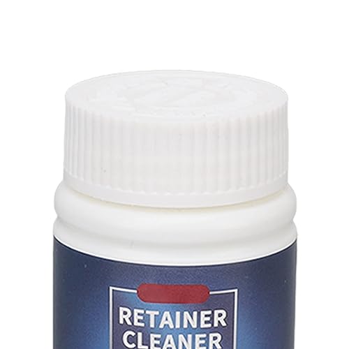 100PCS Retainer Cleaning Tablets, Denture Cleanser Tablets Denture Cleaning Tablets Removes Odor Oral Cleaning Retainer Cleaner for Aligner Mouth Night Guard