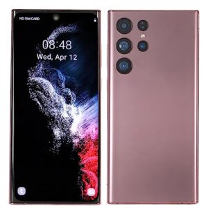 GOWENIC S23+ Ultra Pro Unlocked Cell Phone, 4G LTE Mobile Phone with 6.5 Inch HD Curved Screen, MTK6753 Chip, 8GB RAM, 128GB ROM, Built in Stylus, Support WiFi, BT, FM, GPS, etc (Rose