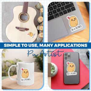 Im A Potato Sticker Funny Cute Potato Lover Quotes Vinyl Die Cut Sticker for Car Laptop Phone Water Bottle Guitar Helmet Gift Idea Merchandise Decor Decal Stuff