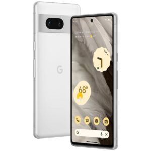 Google Pixel 7 5G (128GB, 8GB) 6.3", Android 13 (Only for AT&T, Cricket, Net 10-5G / 4G LTE) (Snow) (Renewed)