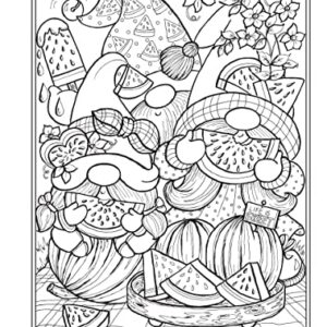 Creative Haven Gnome Sweet Gnome Coloring Book (Adult Coloring Books: Fantasy)