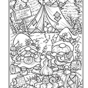 Creative Haven Gnome Sweet Gnome Coloring Book (Adult Coloring Books: Fantasy)