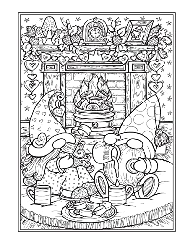 Creative Haven Gnome Sweet Gnome Coloring Book (Adult Coloring Books: Fantasy)