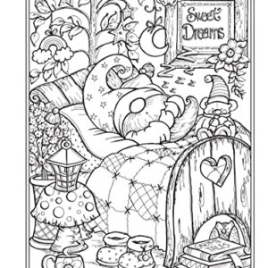 Creative Haven Gnome Sweet Gnome Coloring Book (Adult Coloring Books: Fantasy)