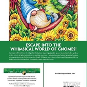 Creative Haven Gnome Sweet Gnome Coloring Book (Adult Coloring Books: Fantasy)