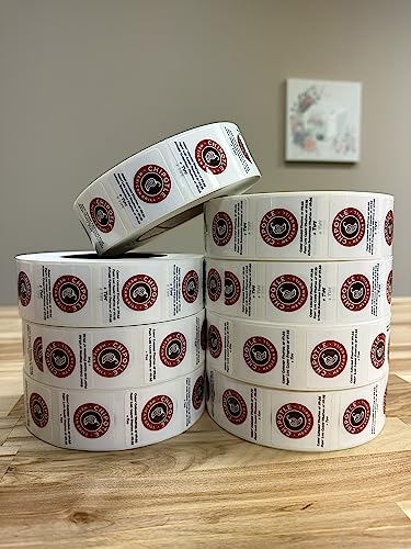 Customize Your own Stickers/Labels with Any Design and Logo-Personalize Your Business stickers-50+ roll Variety of Shapes, Sizes, Backgrounds, and Text Options