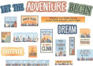 teacher created resources moving mountains let the adventure begin mini bulletin board