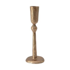 Creative Co-Op Hand-Forged Metal Taper, Antique Brass Finish Candle Holder