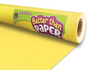 teacher created resources lemon yellow better than paper bulletin board roll (tcr77043)