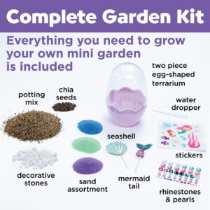 Creativity for Kids Mini Garden Mermaid Terrarium Kit - Crafts and Gifts for Girls Ages 6-8+, Stocking Stuffers