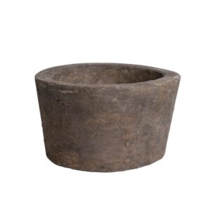 Creative Co-Op Reclaimed Decorative Concrete Feeder, Distressed Brown Finish Container